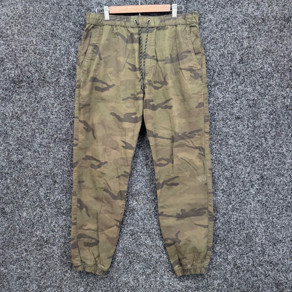 American Eagle Extreme Flex Camo Joggers Mens Medium Green Camouflage Pants